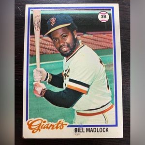1978 Topps Bill Madlock #410 San Francisco Giants